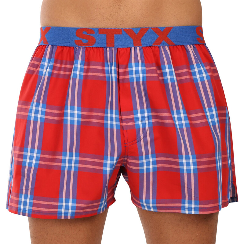 Pánské trenky Styx sportovní guma vícebarevné (B1108)