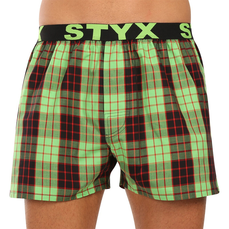 Pánské trenky Styx sportovní guma vícebarevné (B1105)