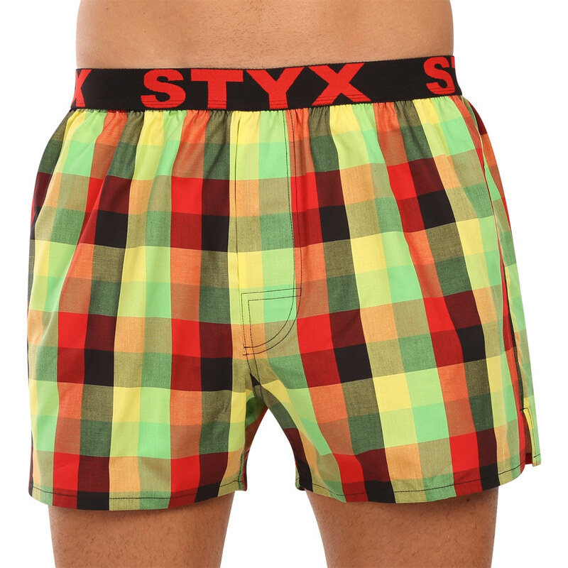 Pánské trenky Styx sportovní guma vícebarevné (B1104)