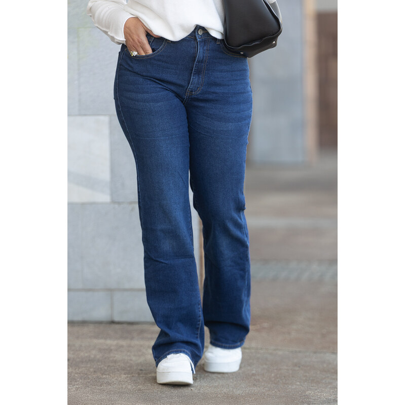 REDSEVENTY DENIM Dámské široké džíny JAMES [F339-15] Barva: Modrá, 108235173