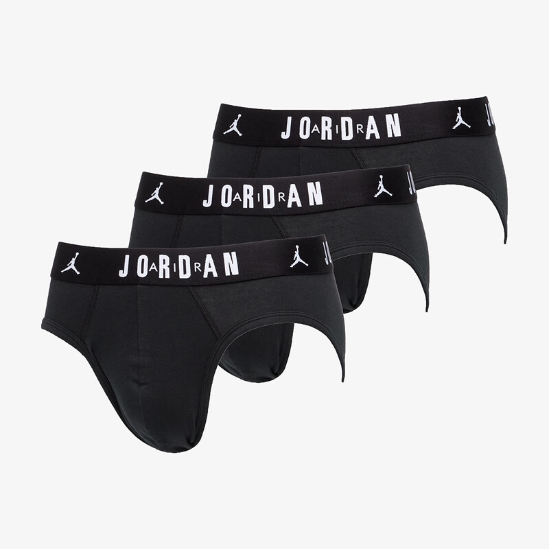 Jordan Jhm Flight Cotton Brief 3-Pack Black XL