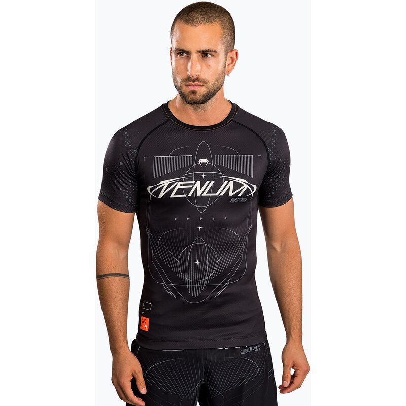 Pánský rashguard Venum Eclipse Rashguards black/ivory