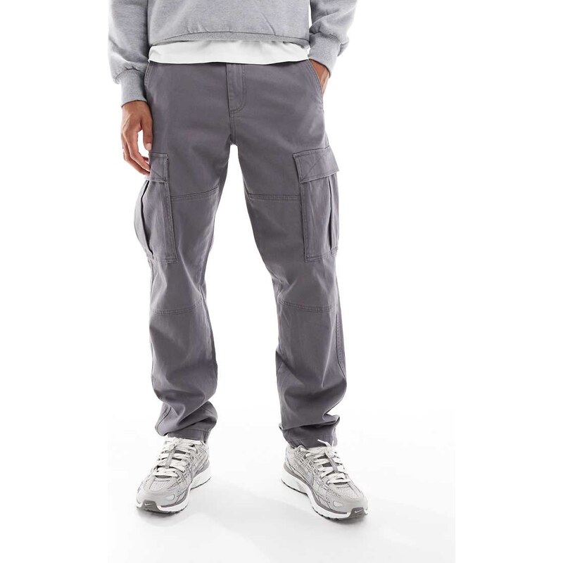 Jack & Jones slim fit cargo trouser in grey
