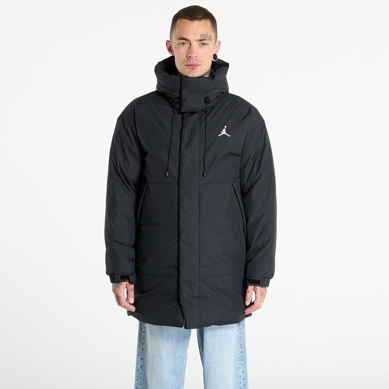 Parka Jordan Flight Mens Down Parka Black/ White XS