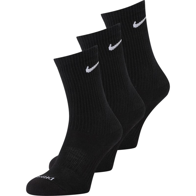 Nike Sportswear Sportovní ponožky Everyday Plus černá / bílá