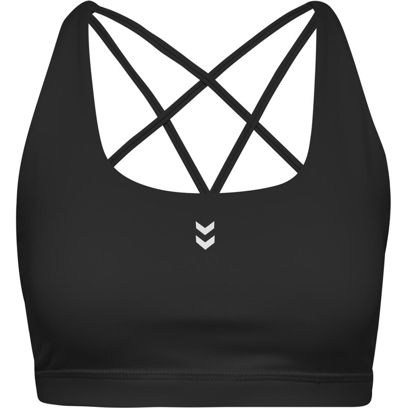 Hummel Sportovní podprsenka Hiit Impact světle šedá / černá 108471696