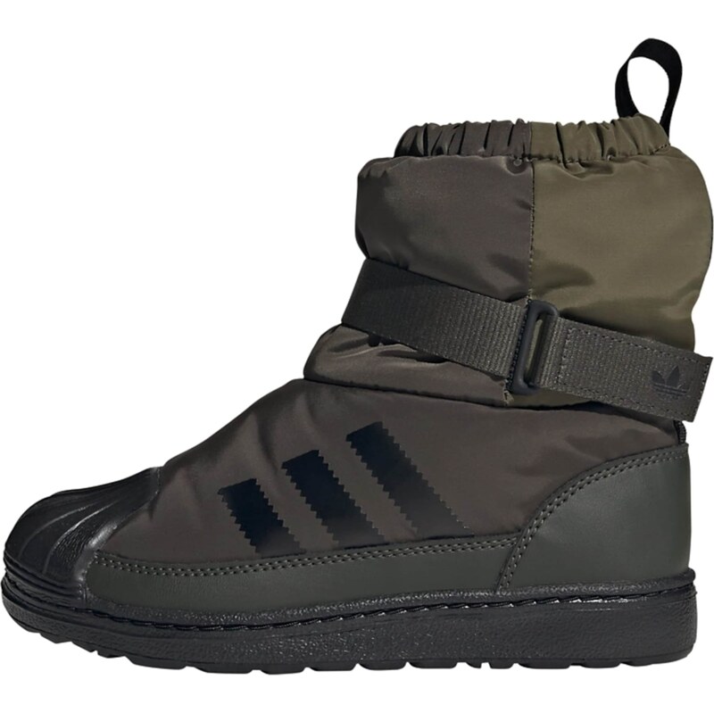 ADIDAS ORIGINALS Sněhule Superstar 360 tmavě zelená / černá
