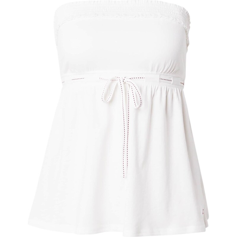 HOLLISTER Top bílá