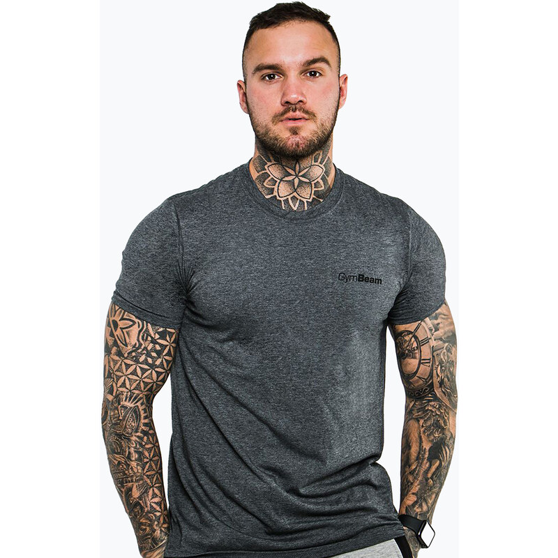 Pánské tričko GymBeam Basic dark grey