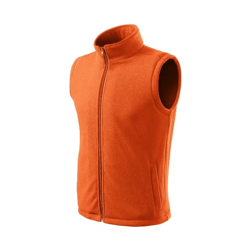 MALFINI, a.s. Next fleece vesta unisex oranžová