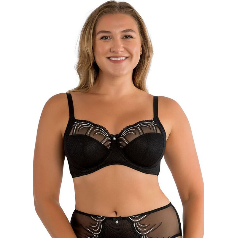 Dámská podprsenka model 21901013 34 F Černá - Parfait