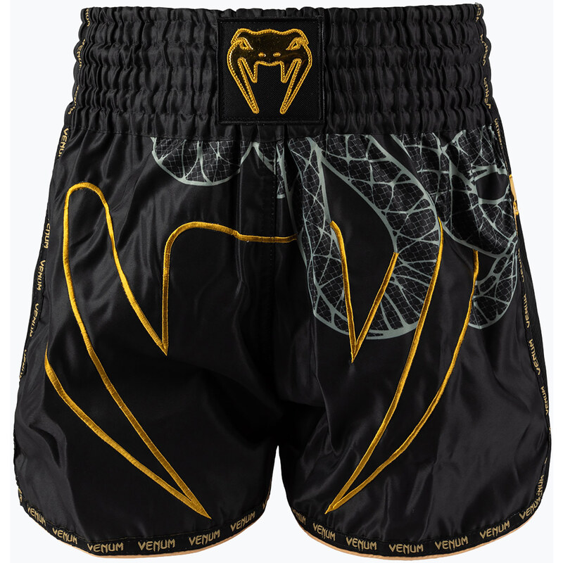 Pánské tréninkové šortky Venum Serpenti Muay Thai black/silver