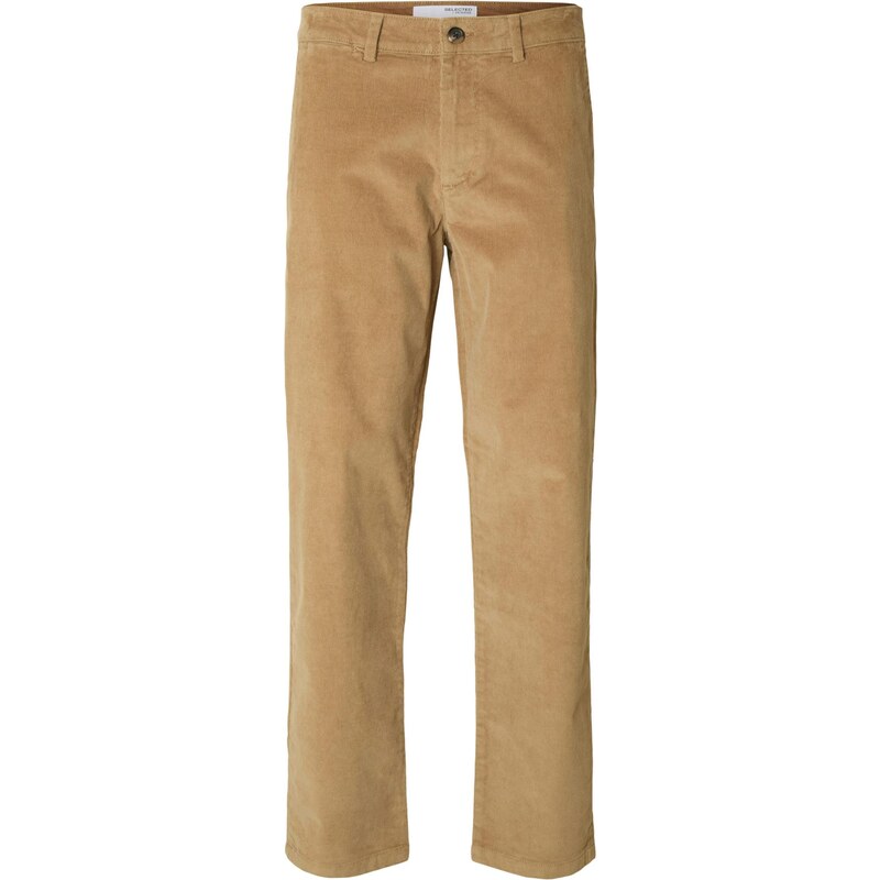 SELECTED Chino kalhoty SLHMILES olivová