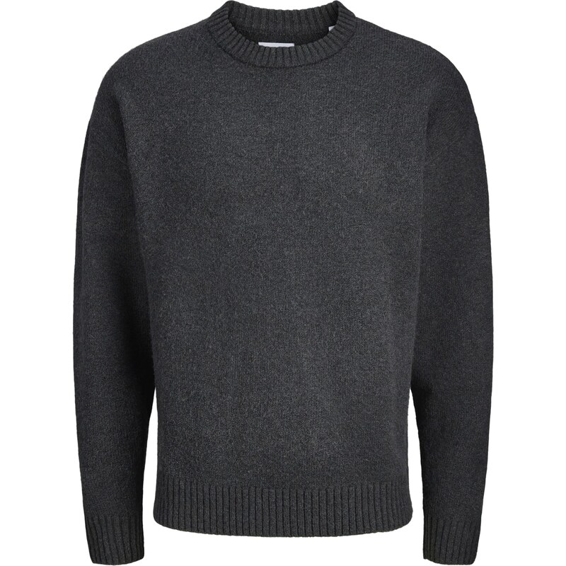 JACK & JONES Svetr JJESoho Ollie tmavě šedá