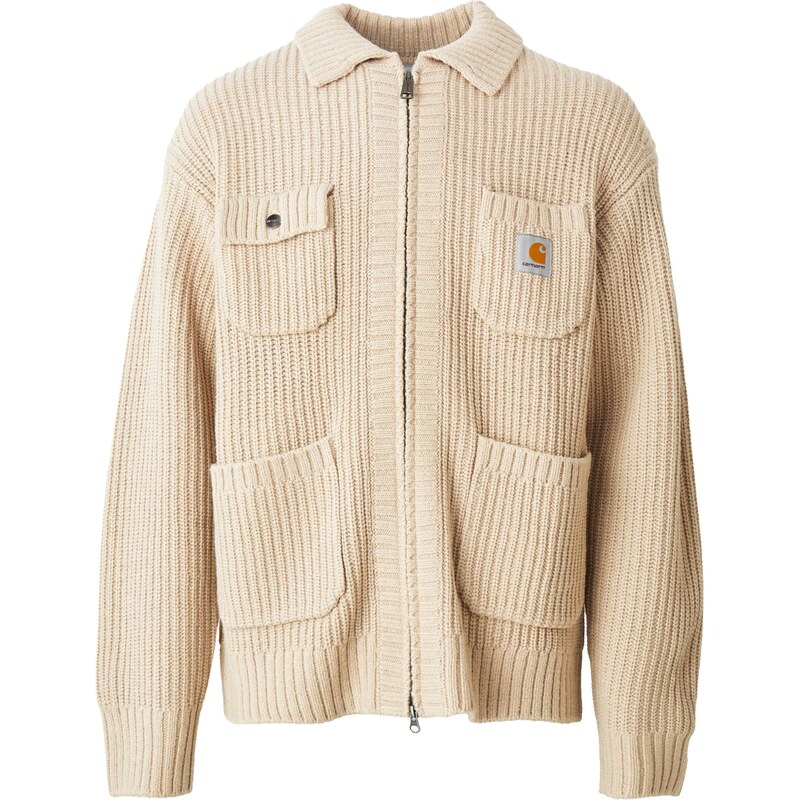Carhartt WIP Kardigan 'Chore' starobéžová