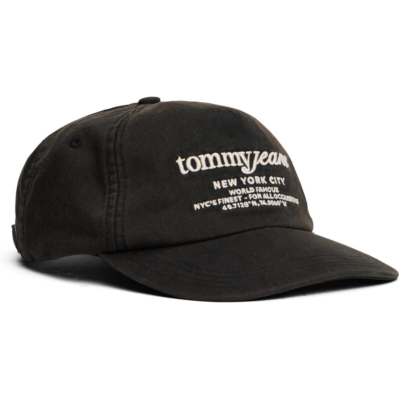 Tommy Jeans Kšiltovka černá / bílá 108608656