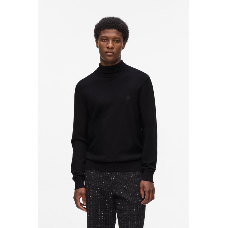 ROLÁK KARL LAGERFELD KAMEO LOGO TURTLENECK