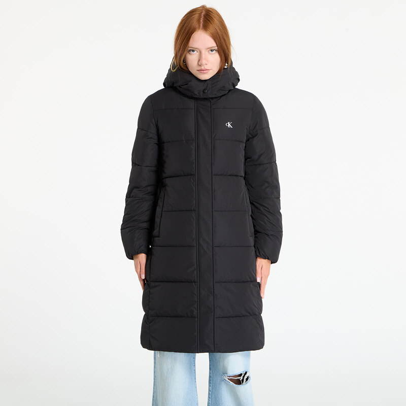Péřovka Calvin Klein Jeans Monologo Non-Down Jacket Black S