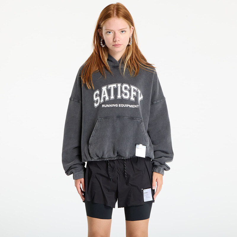 Mikina Satisfy SoftCell Hoodie UNISEX Aged Black M