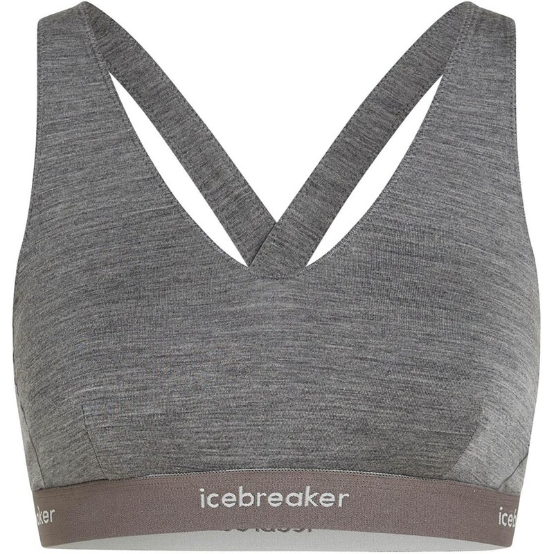 ICEBREAKER Sportovní podprsenka šedá 108757315