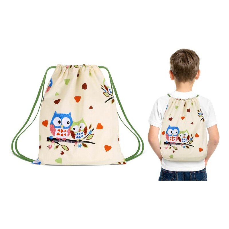 Bellatex Vak na záda 30x40 cm Sovička Béžová
