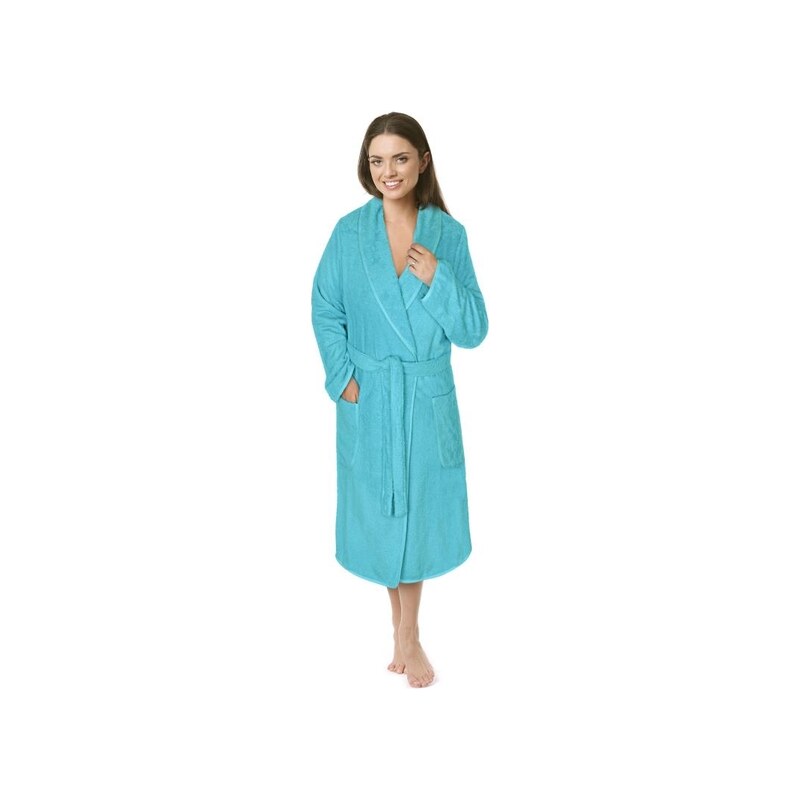 Bellatex Froté župan dámský tyrkysová, rozměr vel. L 108263347