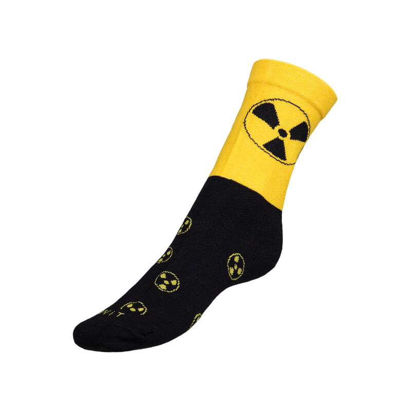 Bellatex Ponožky Radiace černá, žlutá, rozměr 39-42 108263645