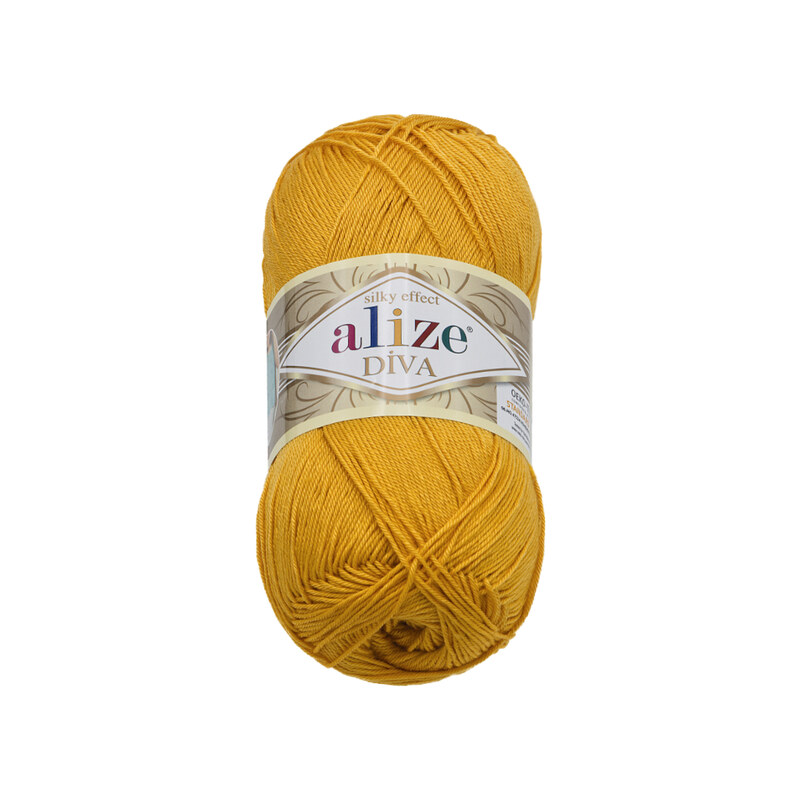 Bellatex Příze DIVA 100g / 350 m sytá žlutá 108263921