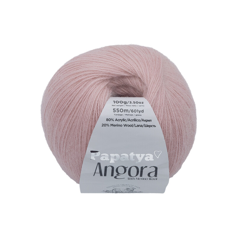 Bellatex Příze ANGORA MERINO 100g / 550 m starorůžová 108266367