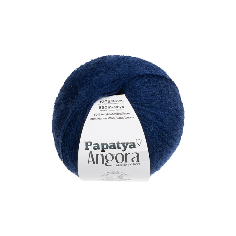 Bellatex Příze ANGORA MERINO 100g / 550 m Modrá tm. 108266578