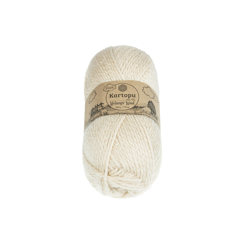 Bellatex Příze MELANGE WOOL 100g / 170 m Béžová sv. 108267203