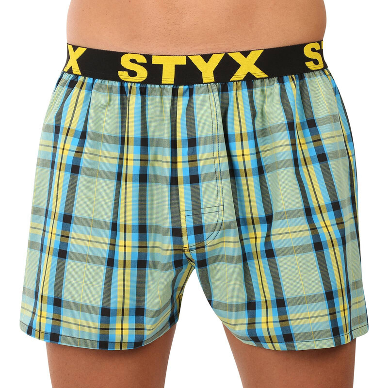 Pánské trenky Styx sportovní guma vícebarevné (B1103)