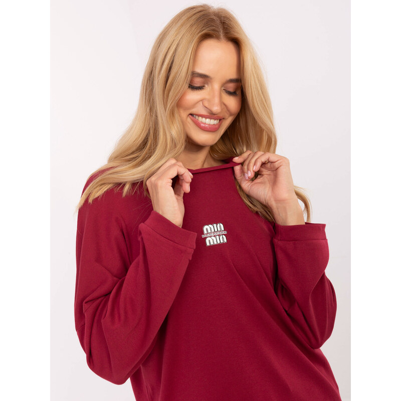 RELEVANCE Blouse-RV-BZ-A823.49-burgundy