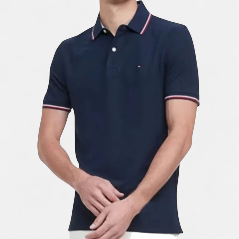 Pánské modré polo triko Tommy Hilfiger M56372