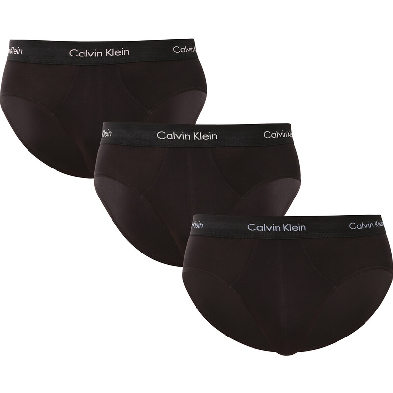 3PACK pánské slipy Calvin Klein černé (U2661G-VX9) 108270734