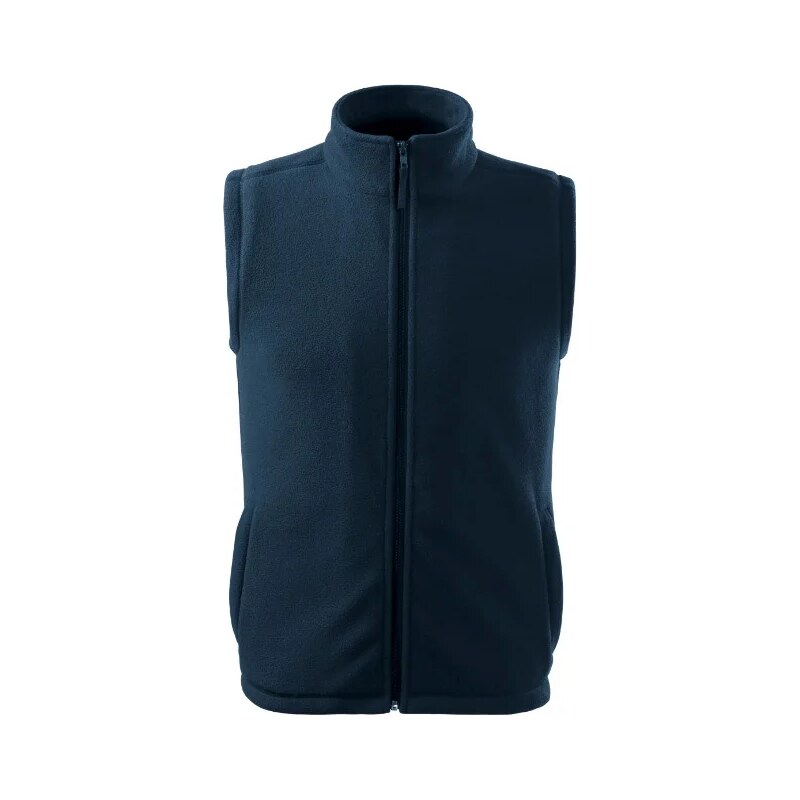 MALFINI, a.s. Next fleece vesta unisex námořní modrá