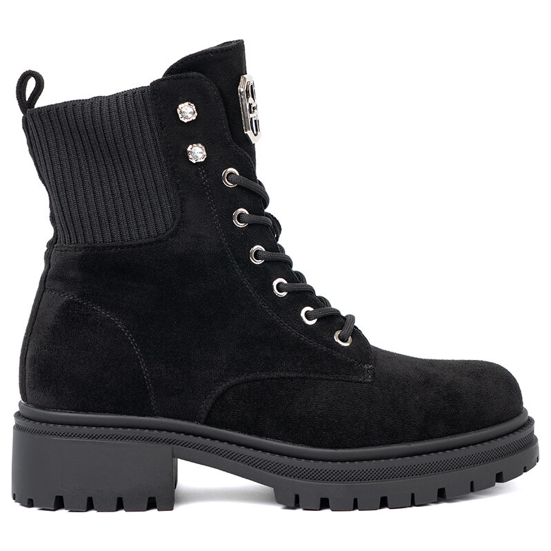 Shelvt Elegant black workers with sparkling crystals 108272944