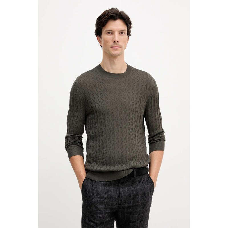 Armani Exchange Svetr s příměsí vlny Armani Exchange