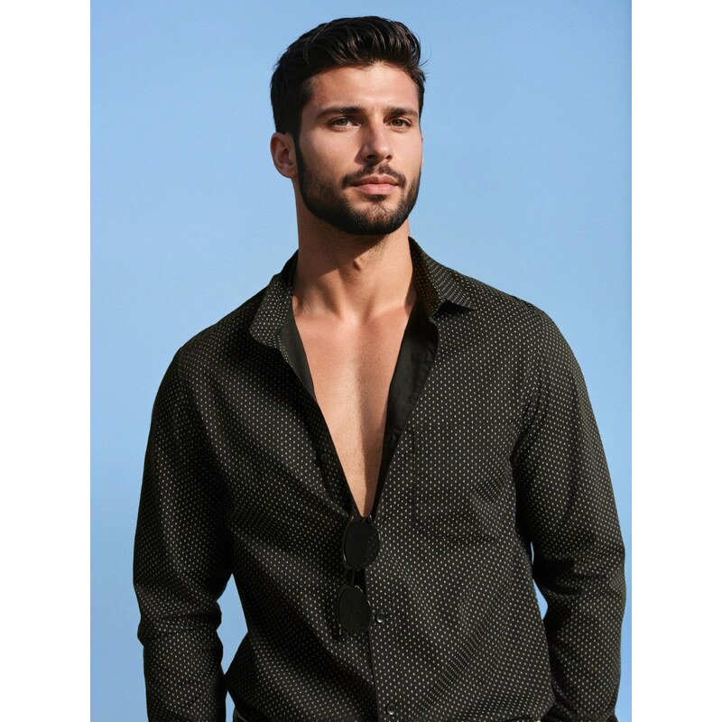 Sinsay - Košile regular fit - černá