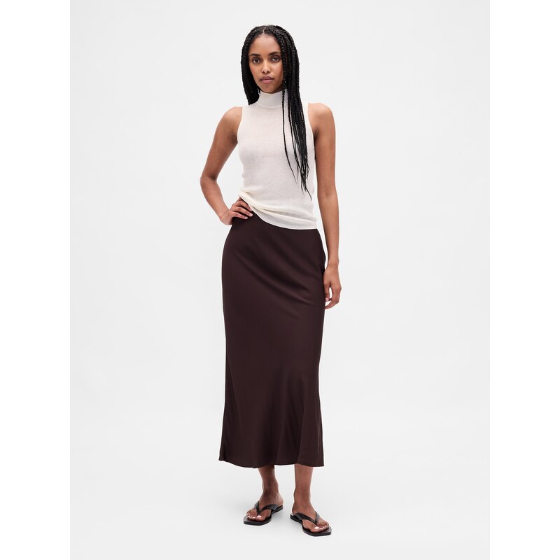 GAP saténová maxi sukně 109854267