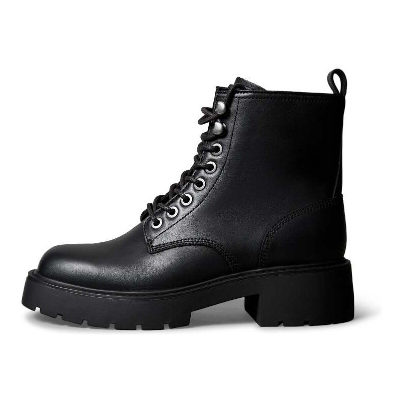 Calvin Klein chunky lace up boots in black 108290159