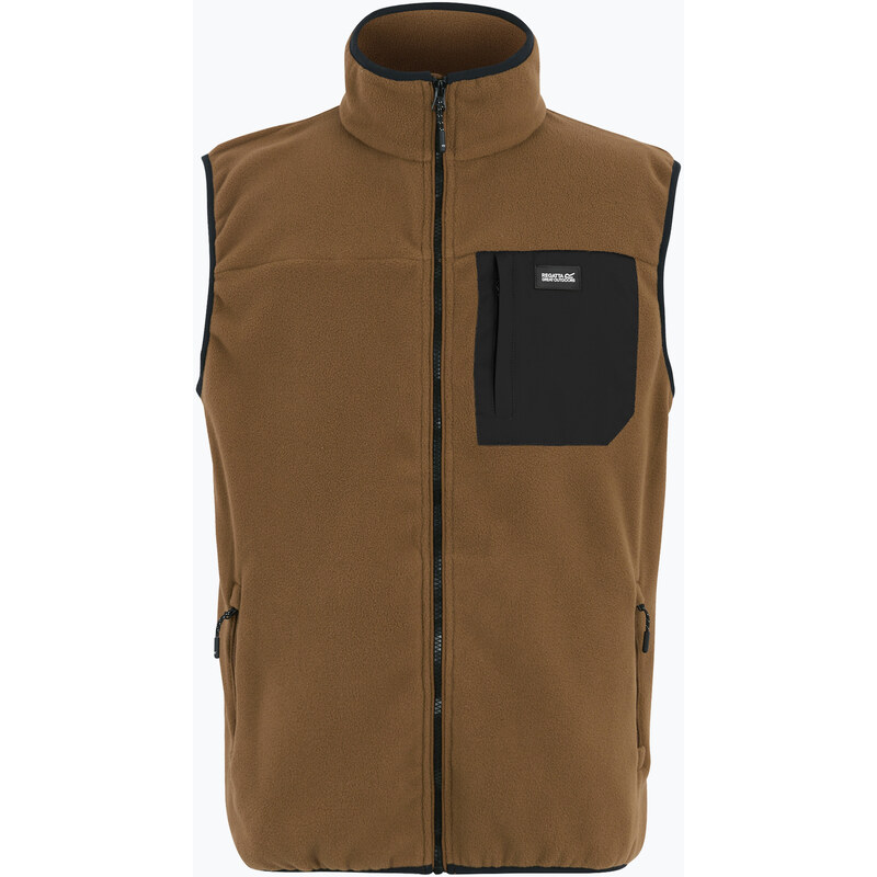 Pánská vesta REGATTA Frankie Black/White nut brown