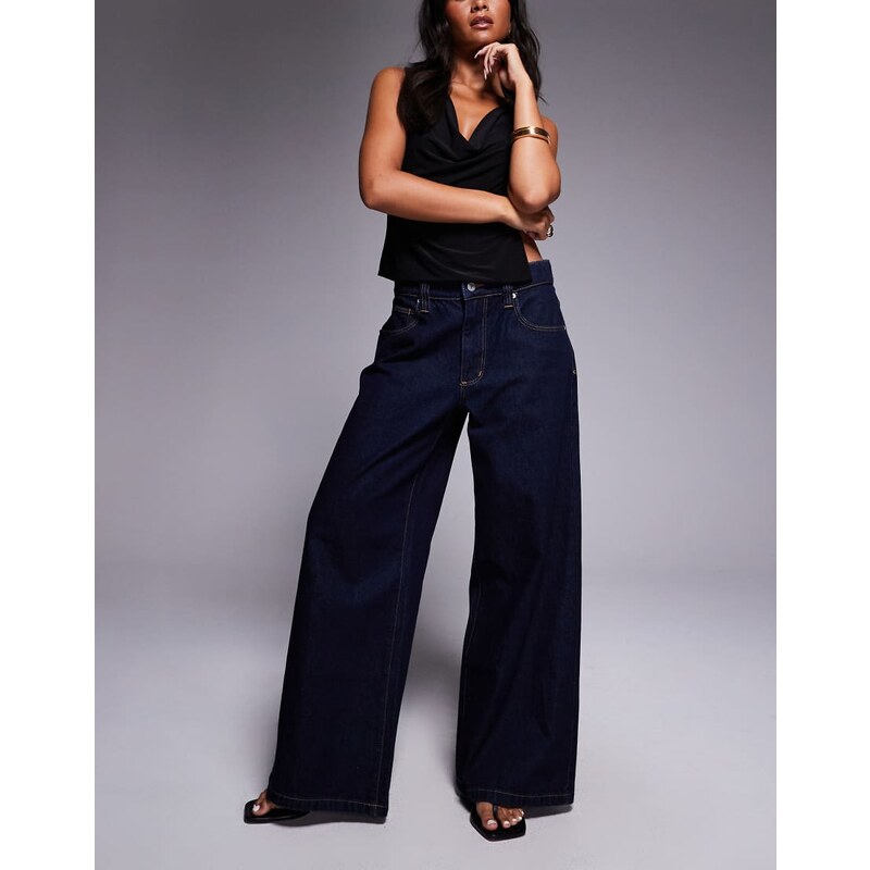 Abrand Jeans 99 low mega baggy jeans in indigo blue-Navy 108290228