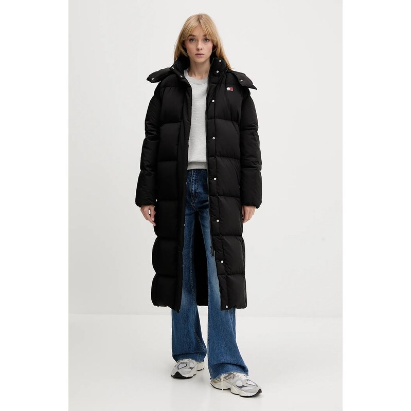 Péřová bunda Tommy Jeans