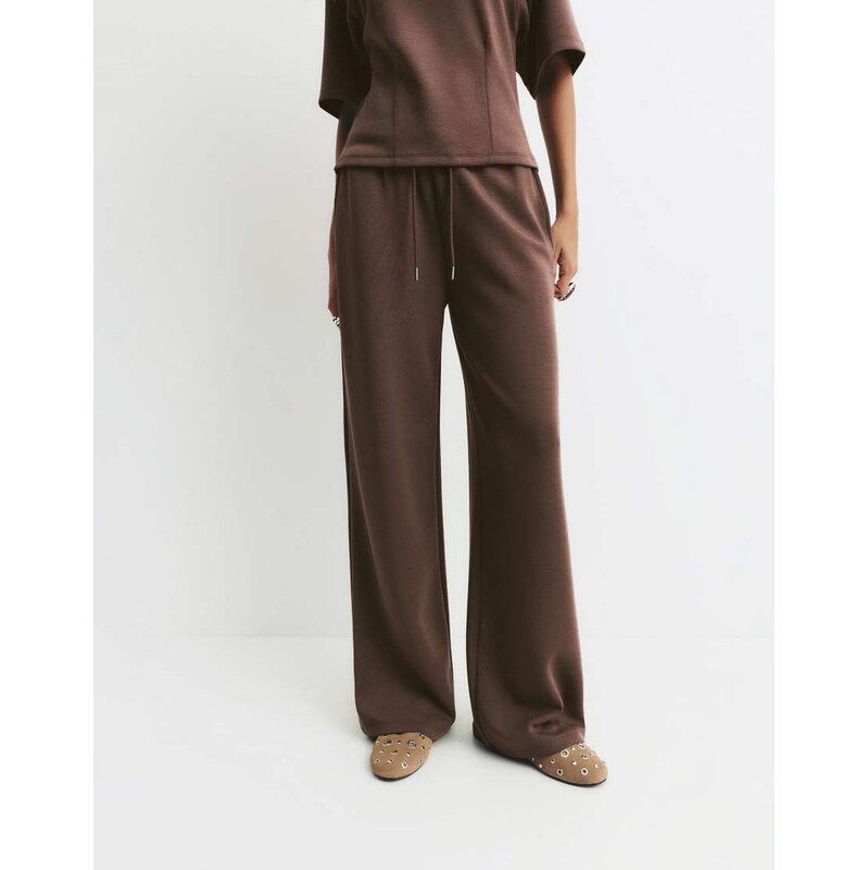 Pull&Bear Short sleeve sweatshirt in brown 108290295