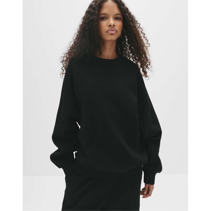 Pull&Bear Oversize sweatshirt with seams in black 108290307