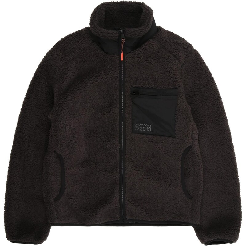 Only & Sons Junior Přechodná bunda OSJDALLAS tmavě hnědá / černá