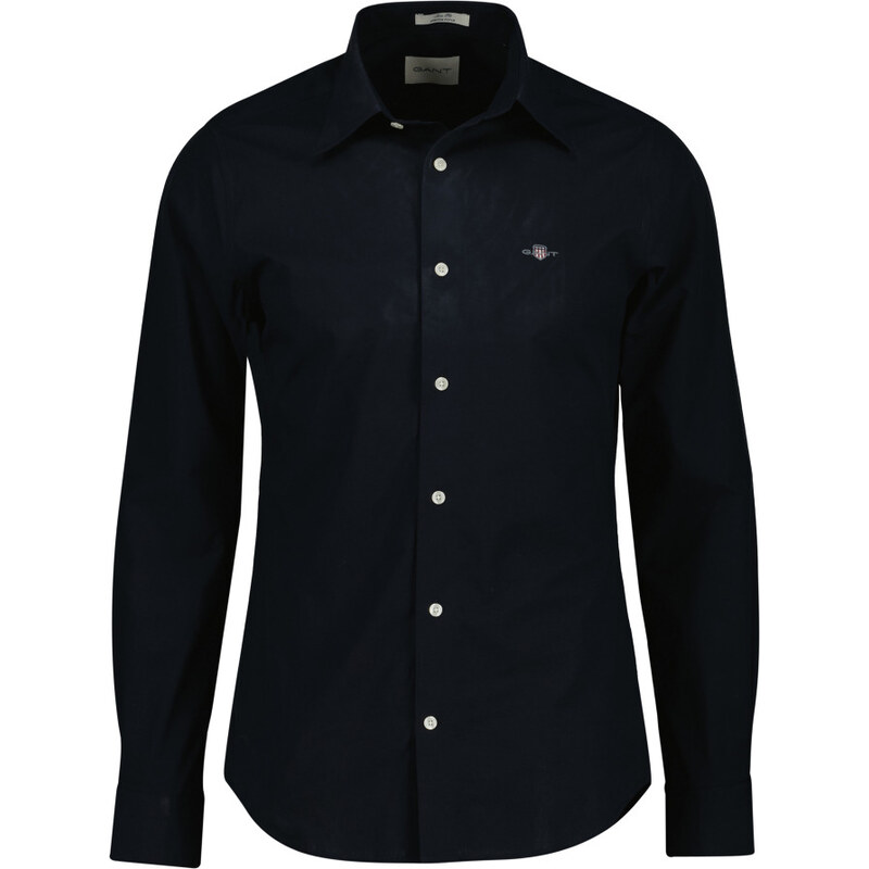 KOŠILE GANT SLIM STRETCH POPLIN SHIRT BLACK