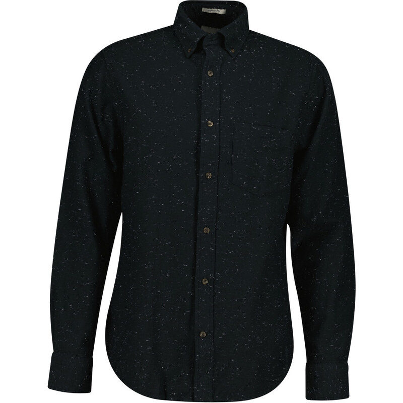 KOŠILE GANT REG NEPS FLANNEL SHIRT WASHED OUT BLACK