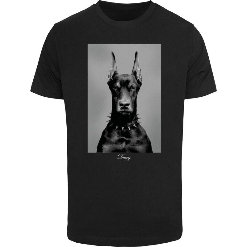 Mister Tee Tričko Dawg tmavě šedá / černá